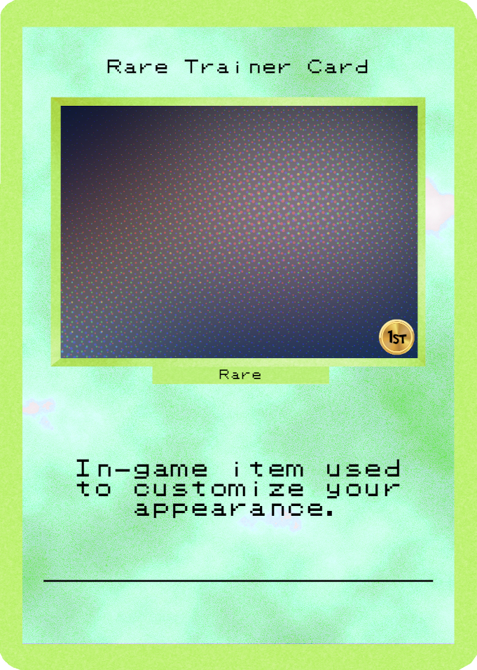 Rare Trainer Card