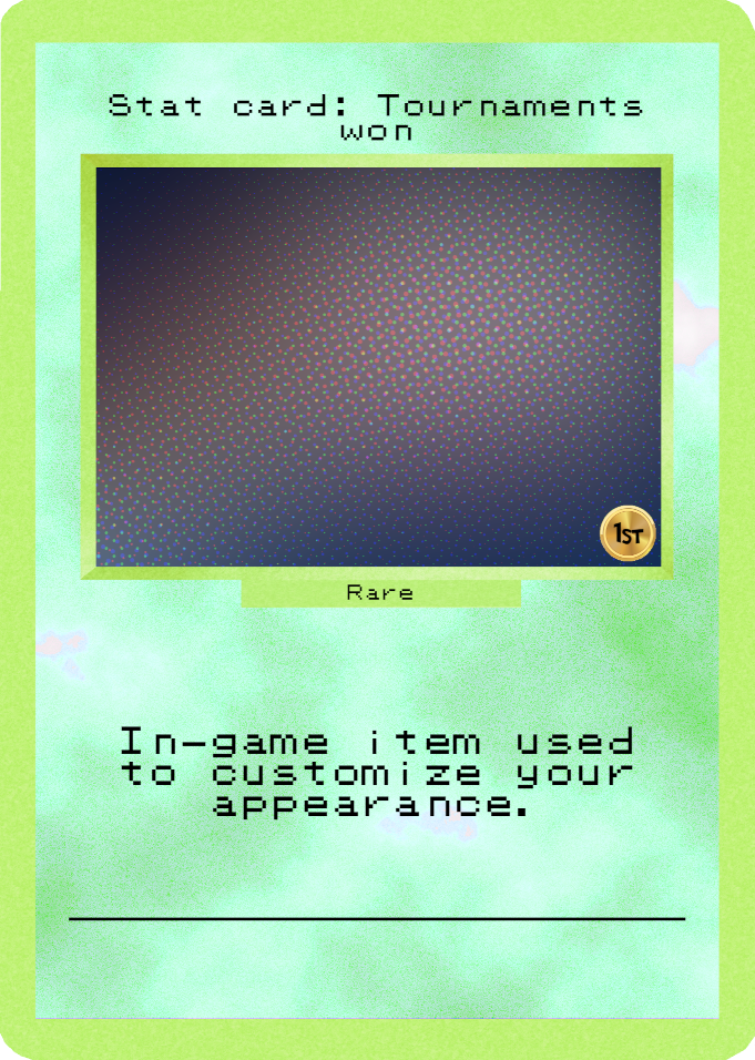 Stat card: Tournaments won